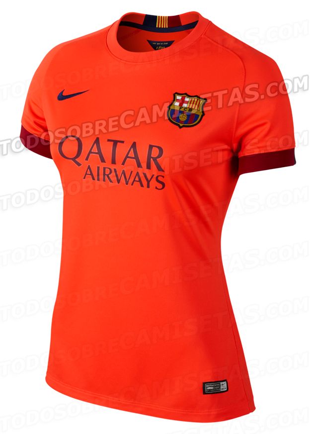 Images of Barcelona's orange away jersey for next season LEAKED